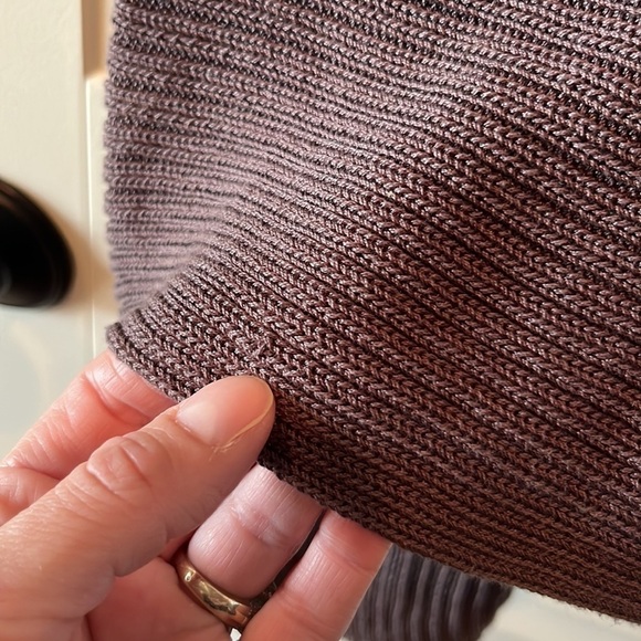 PERUVIAN connection dark chocolate brown tank tunic beautiful boho neutral LG - Picture 15 of 17